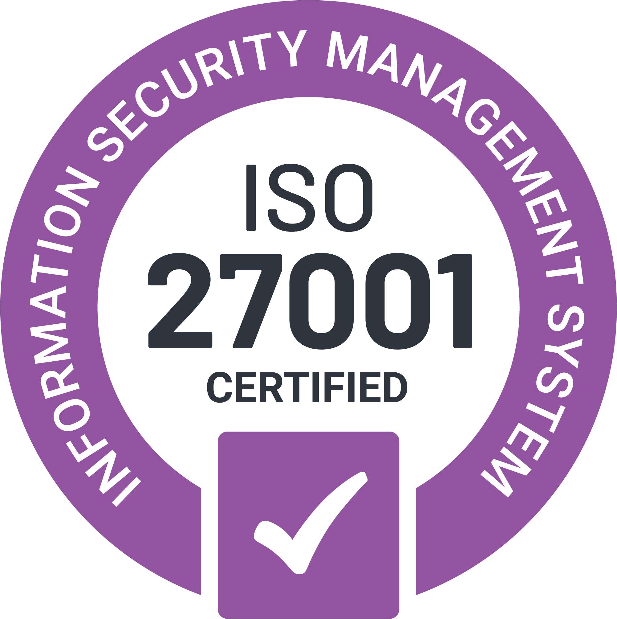 ISO 27001 Certified
